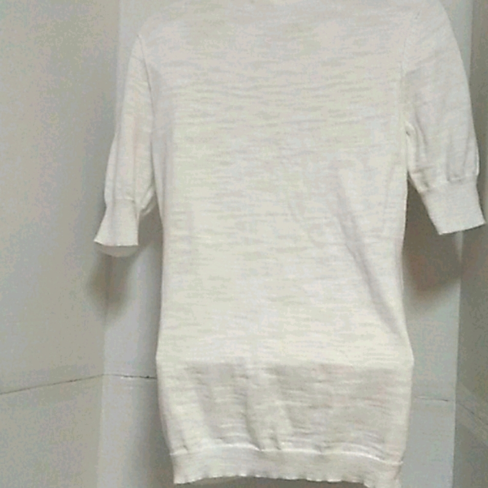 Caslon white cardigan/sweater sz M - Picture 6 of 8